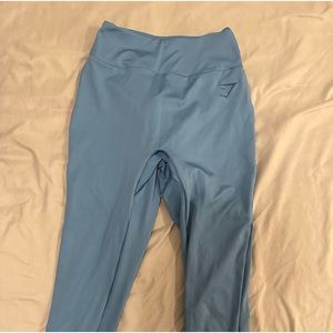 Blue gymshark scrunch leggings